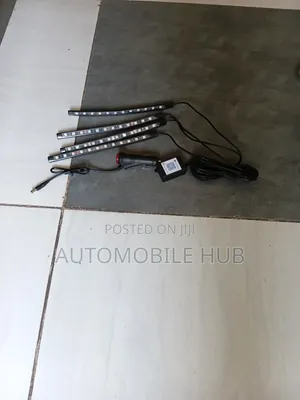 4-Piece Car Ambient LED Footwell Lights - App Controlled RGB