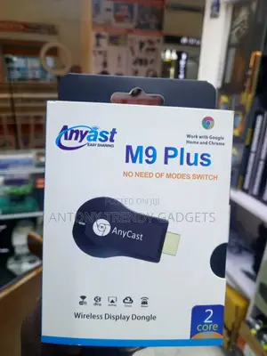 Anycast M9 Plus Wireless Display Dongle kwa Android, iPhone, Windows, Mac