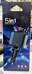 5-in-1 180W Fast Car Charger with Aromatherapy & Starlight - 2