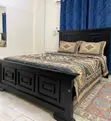 4x6 Black Bed Frame - 1