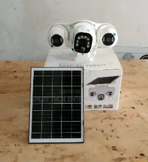 Kamera ya CCTV ya V380 VTS31 yenye Lensi Tatu za Solar - Usalama wa Nje wa Akili