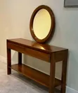Meza ya Konsoli ya Mahogany - 2