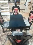 Seti ya Dinning Mpya ya Mstatili - Nyeusi - 1