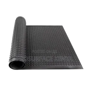 Black Anti-Fatigue Bubble Mat 90x60cm kwa Reception Desks