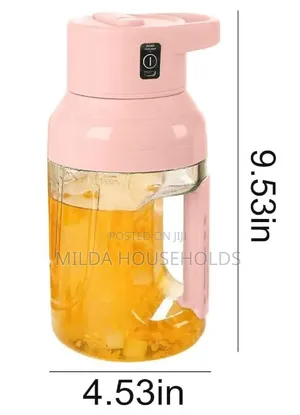 1600ml 2-in-1 Cordless Juicer Blender Bottle Rechargeable DM689