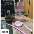 1600ml 2-in-1 Cordless Juicer Blender Bottle Rechargeable DM689 - 3