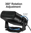 2 in 1 Car Fan / Heater (12V) - 2