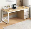 Custom Home Office Computer Desk na Uhifadhi - 2