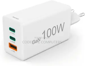 Hama 100W GaN Charger with USB-A & 2x USB-C