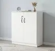 Kabati la Ofisi la Credenza Nyeupe lenye Milango 2 - 5