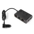 12V/24V Kiendelezi cha Sigara cha Gari chenye USB Mbili - 1