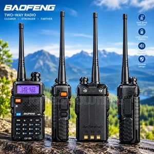 Baofeng UV-5R Walkie Talkie with Keypad & Charging Dock