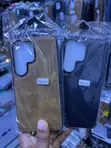 Leather Textured Back Cases for Samsung Galaxy S26 Ultra (Brown/Black) - 1