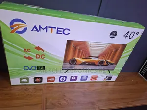 Amtec 40" Smart Android AC/DC Solar TV yenye Bluetooth
