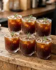 6 Pcs 350ml Retro Ribbed Highball Glasses - 3