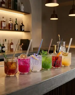 6 Pcs Heavy Borosilicate Wave Glasses (350ml)