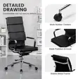Ergonomic Adjustable Leather Office Chair - 3