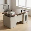 1400mm Managerial Office Desk with Storage - 1