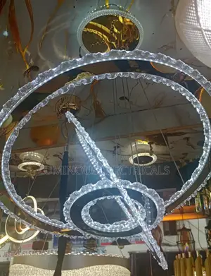 Luxury Musical Treble Clef LED Crystal Chandelier