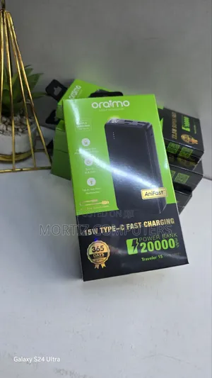 Oraimo 15W Type-C Power Bank ya Kuchaji Haraka 20000mAh