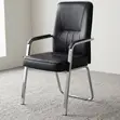 Visitor Chair With Arms - Brown - 3