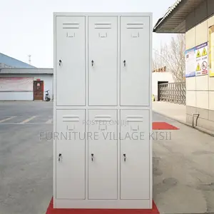 6-Compartment Office Storage Locker - Mpya Kabisa