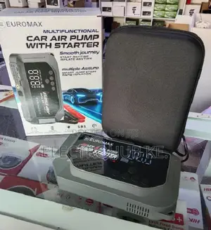 Euromax Smart Digital Tyre Pump na Emergency Car Starter