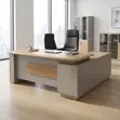 1.8m Executive Brown Office Desk - 2
