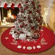 2026 Christmas Tree Skirt - Round Decorative Floor Mat - 2