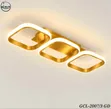 Modern Geometric Flush Ceiling Mount Light - 2