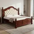 King Size Mahogany Padded Bed - Home Palace Kenya - 2