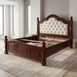 King Size Mahogany Padded Bed - Home Palace Kenya - 5