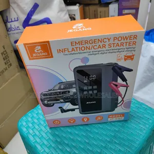 JEQANG Power Bank Portable ya Gari na Inflator ya Tairi na Starter