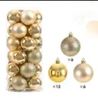 Christmas Decor Balls Set - 24pcs, 6cm - 1