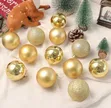 Christmas Decor Balls Set - 24pcs, 6cm - 3