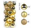 Christmas Decor Balls Set - 24pcs, 6cm - 5
