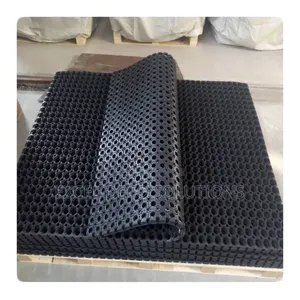 Black Hollow Drainage Floor Mat 20mm