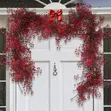 1.8m Artificial Red Ferns Ivy Garland - 3