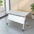 White 1200mm Foldable Training Table | Home Office Desk - 1