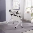 White 1200mm Foldable Training Table | Home Office Desk - 2