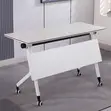 White 1200mm Foldable Training Table | Home Office Desk - 3