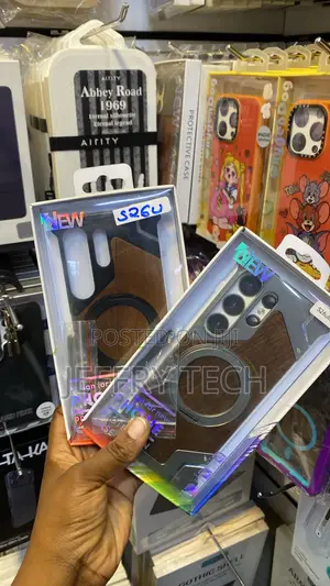 Kesi ya Magnetic Wood-Armor kwa Samsung Galaxy S26 Ultra