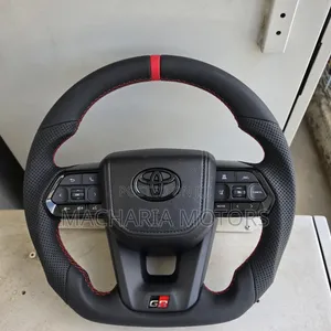 Toyota Branded Universal Steering Wheel with Red Ring