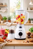 IPCONE Blender 2-in-1 na Grinder - Nyeupe - 1