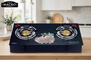 Macro Glass Top Gas Burner GA-004 - 2 Burner