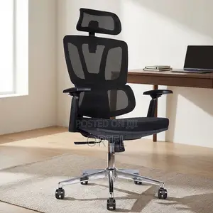 High Back Office Working Chair - Black