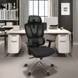 High Back Office Working Chair - Black - 2