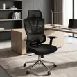 High Back Office Working Chair - Black - 3