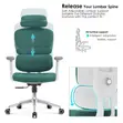 Executive Green Ergonomic Office Chair - 3