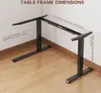 Dual Motor Electric Standing Desk - Kahawia - 2